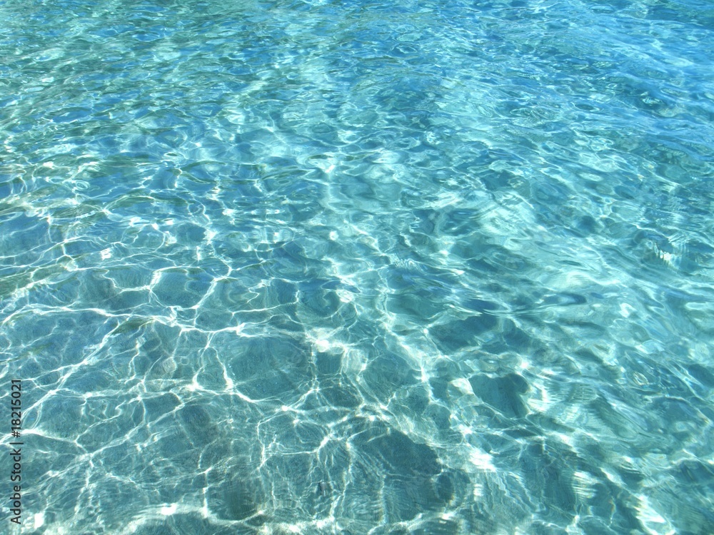 Clear blue water pattern Clear blue water pattern