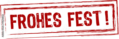 Frohes Fest Stempel