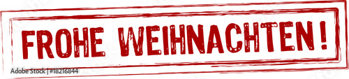 Frohe Weihnachten Stempel