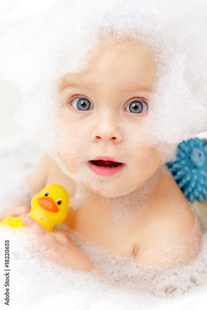 Baby bathing Baby bathing