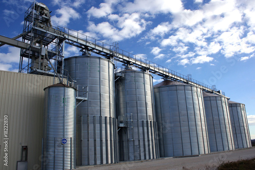 silos de céréales photo