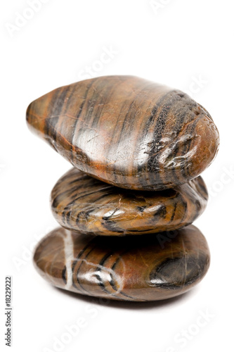 Shiny zen stones