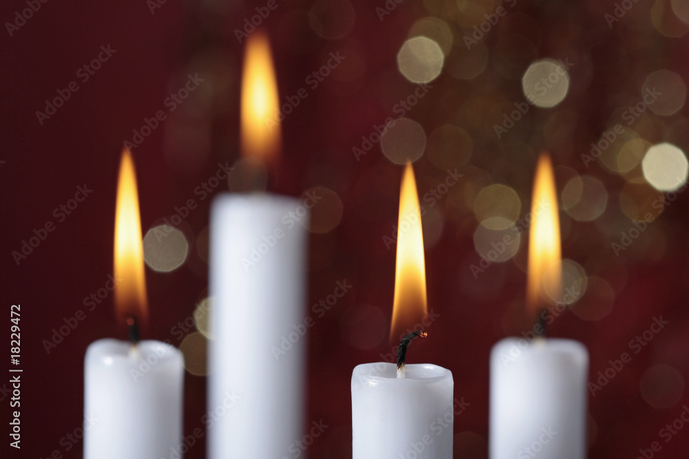 four burning candles four burning candles