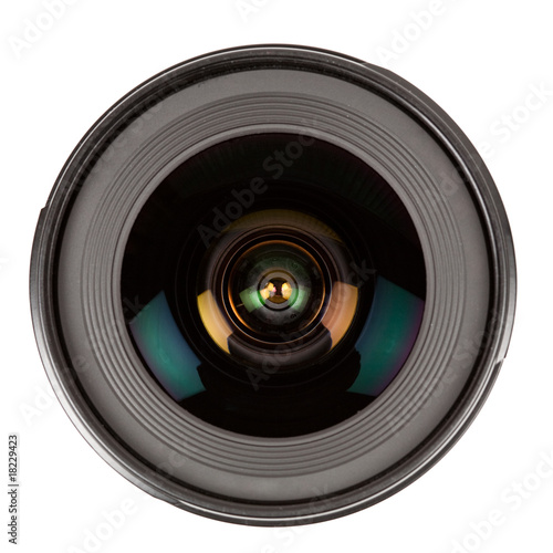 Lens isolated on white