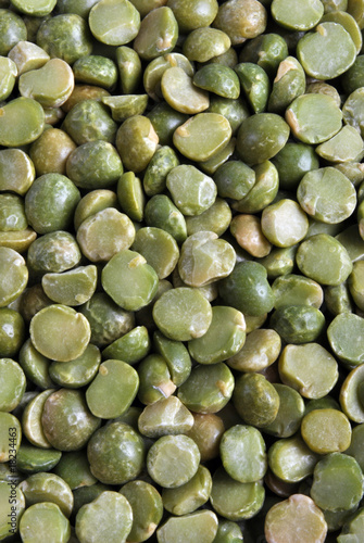 dried pea prepared for a vegetable soup
