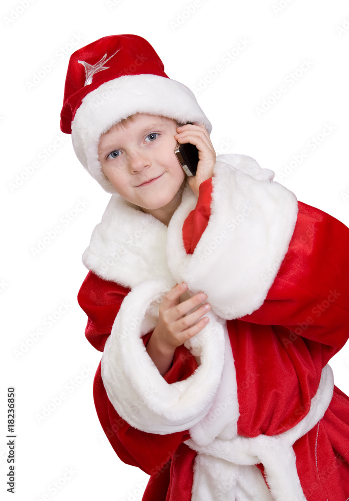 Little Santa boy Little Santa boy