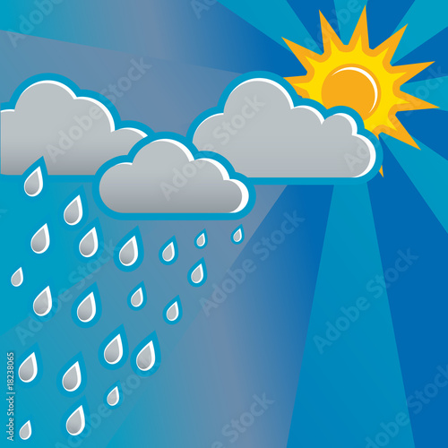 Wetter, Sonne, Himmel, Regenwolken