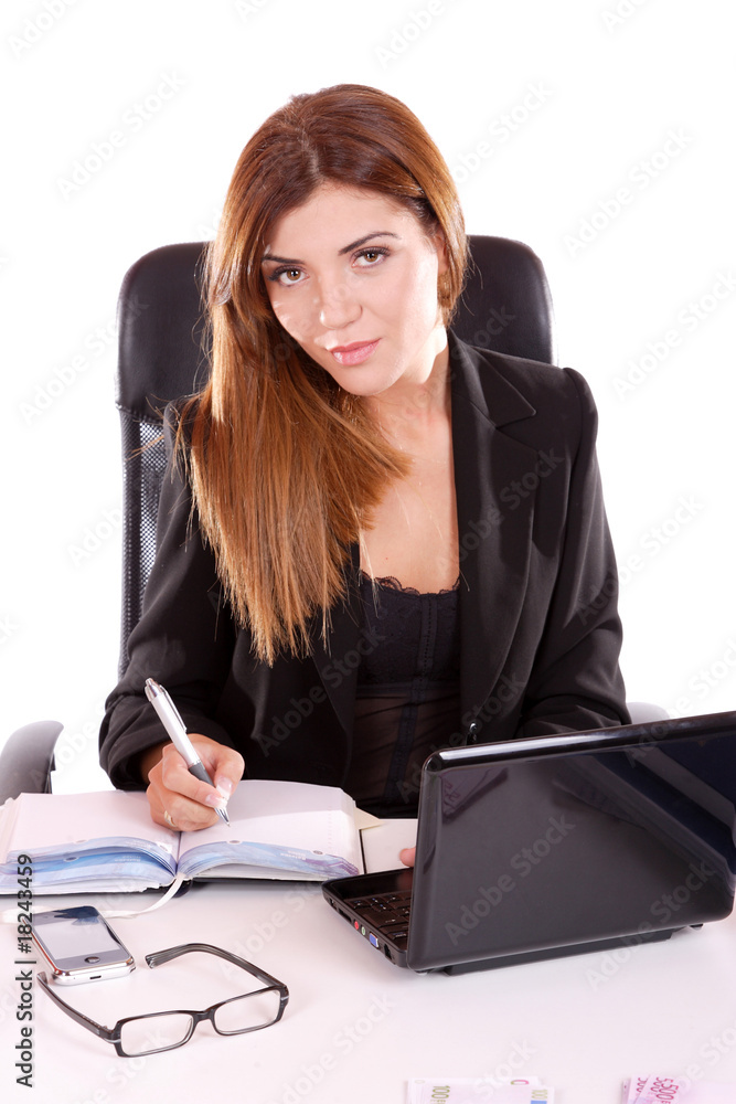 young attractive business woman young attractive business woman