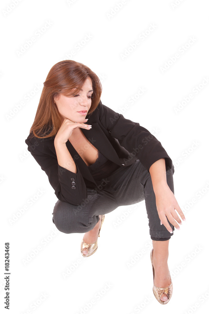 young attractive business woman