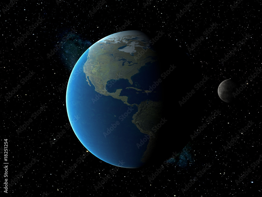 Naklejka premium moon eclipse