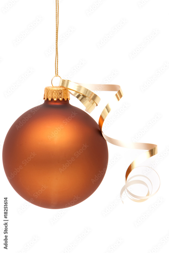 Brown Christmas bauble