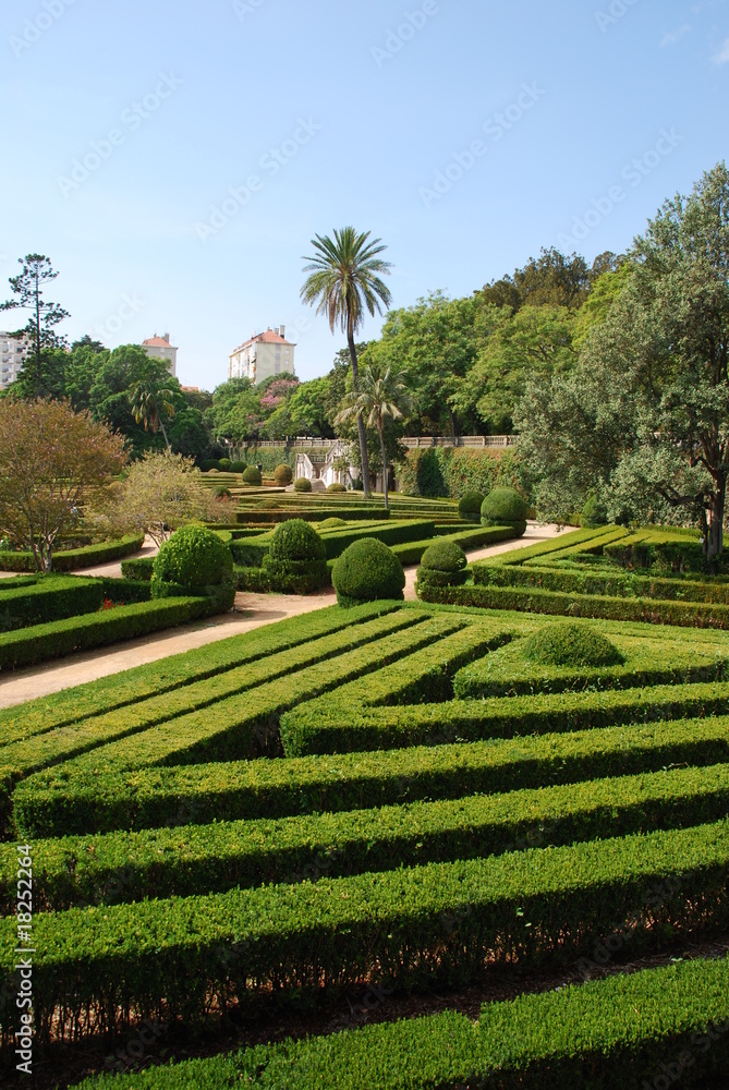 Enchanted Ajuda garden in Lisbon, Portugal