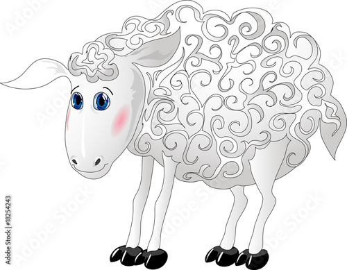 Cartoon sheep