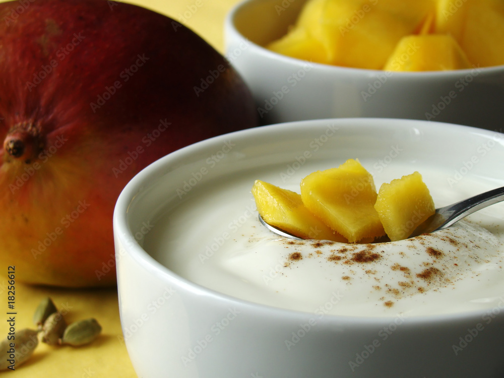 Zutaten für Mango Lassi Zutaten für Mango Lassi