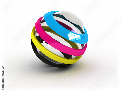 CMYK ball sign