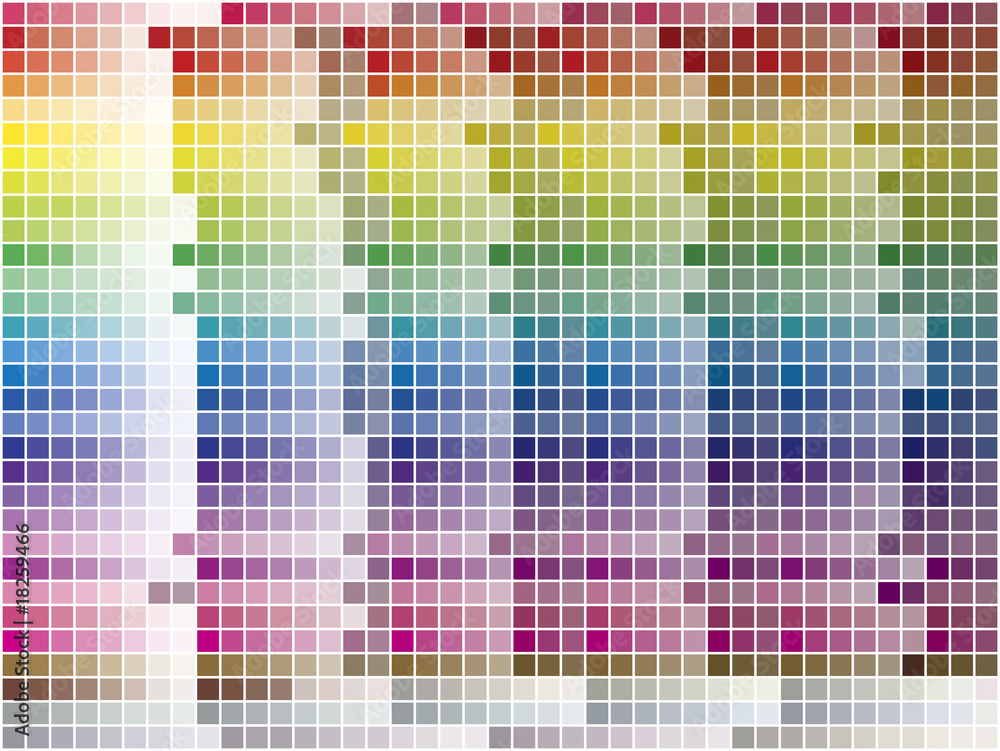 Color Palette Tiled Background