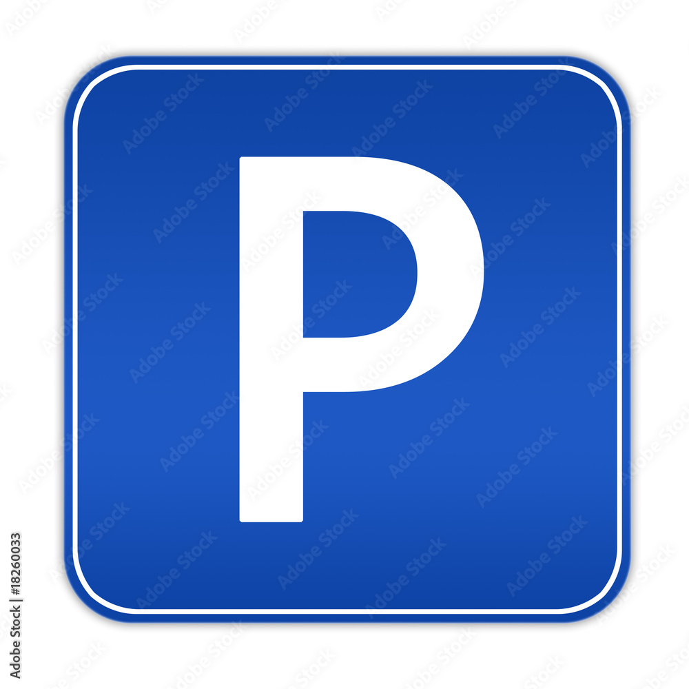 Illustration of cars parking sign Illustration of cars parking sign
