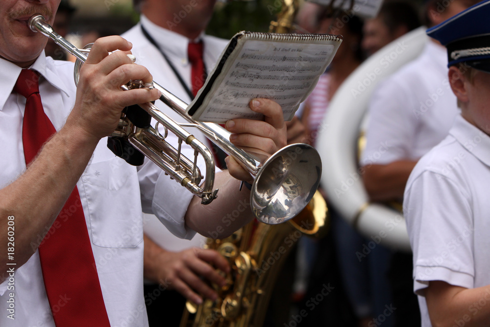 Obraz premium Trompeter