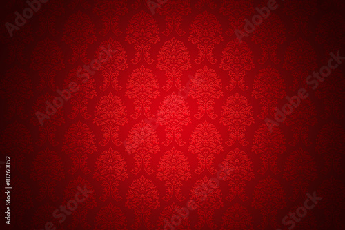retro red luxury wallpaper