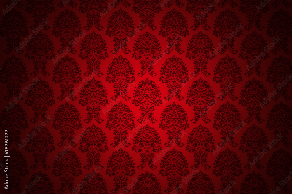 retro red luxury wallpaper