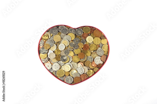 money in heart