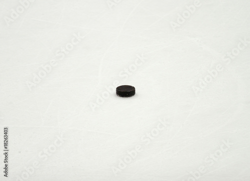 Canvas Print disco hockey su ghiaccio