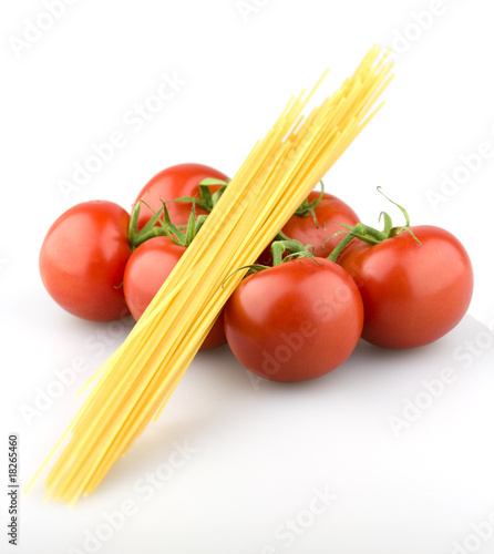 Juicy tomatoes with pasta
