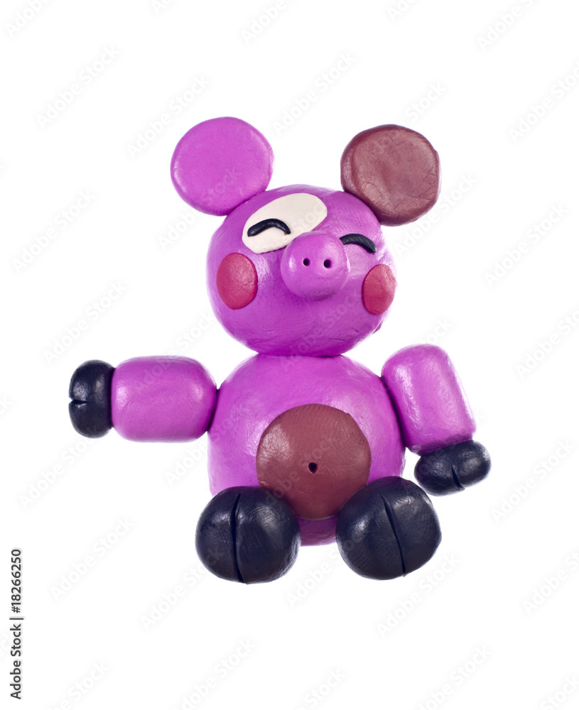Plasticine pig. Chinese horoscope Plasticine pig. Chinese horoscope