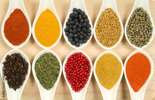 Colorful spices