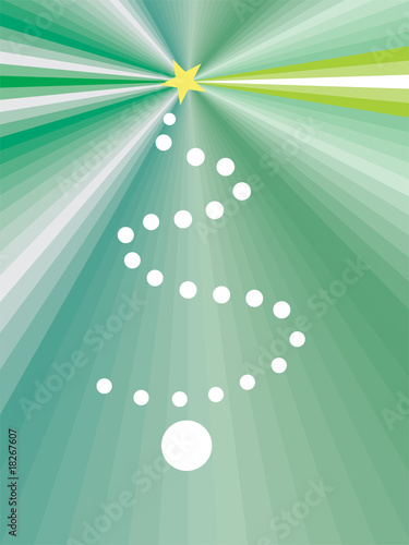 Abstrakter Weihnachtsbaum