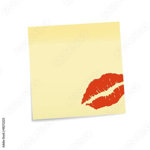 post it with a kiss