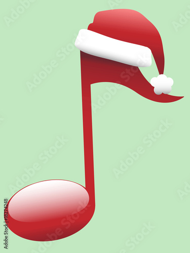 Carol Musical Note for Holiday Christmas Music