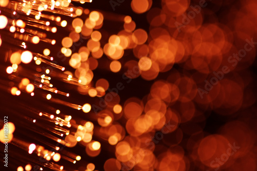 red fiber optics