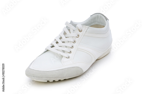 Short shoes isolated on the white background