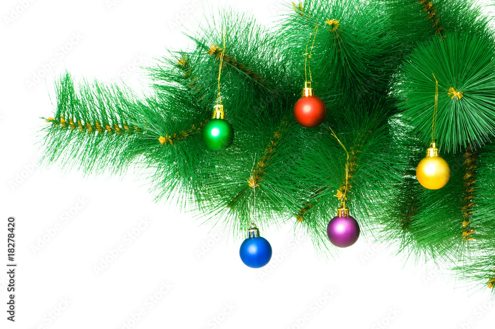 Christmas decoration on the tree Christmas decoration on the tree