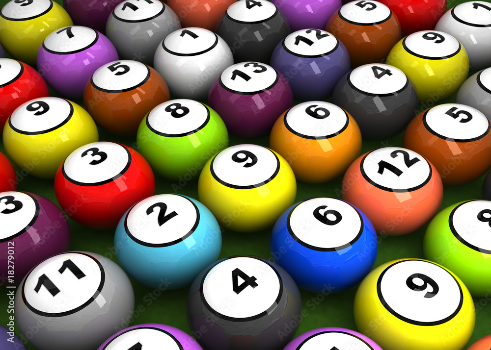 Multicolored billiard balls Multicolored billiard balls