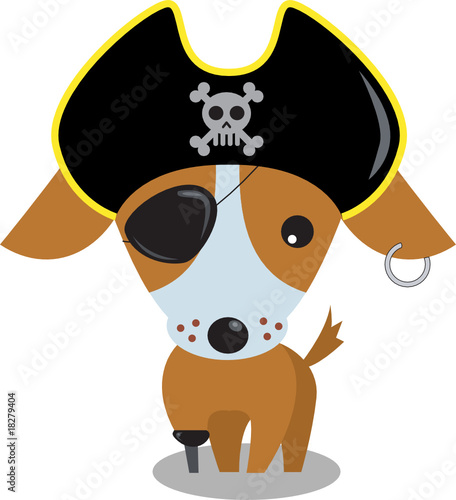 pirate cartoon dog
