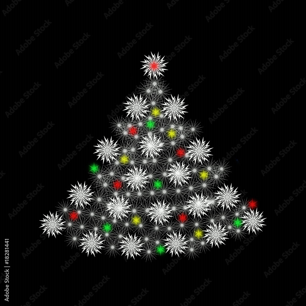 Obraz premium Christmas abstract