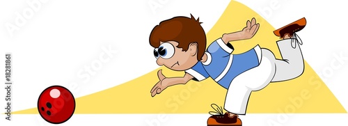 Bowling player