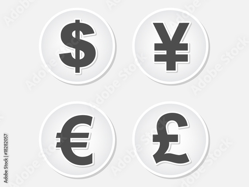 money icons illustration