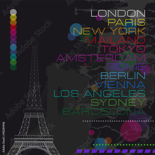 Cities_New York_London_Paris_Font