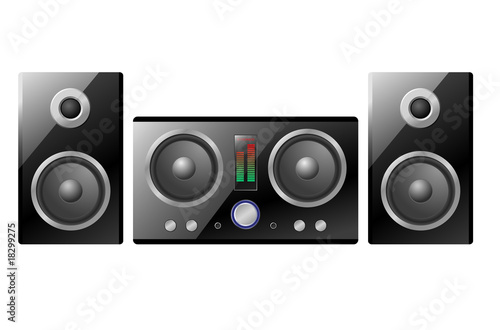 vector hi-fi music center
