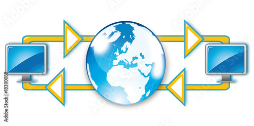 Tableau sur toile transfert internet