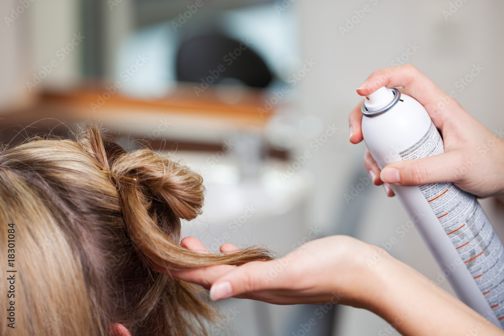 Fototapeta premium haarspray