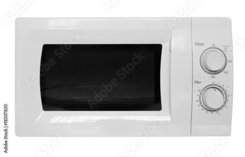 Microwave oven isolated on white background