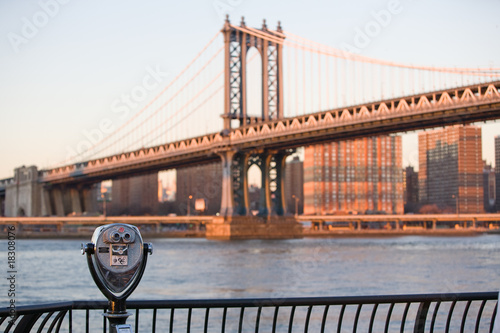 Manhattan Bridge in New York City