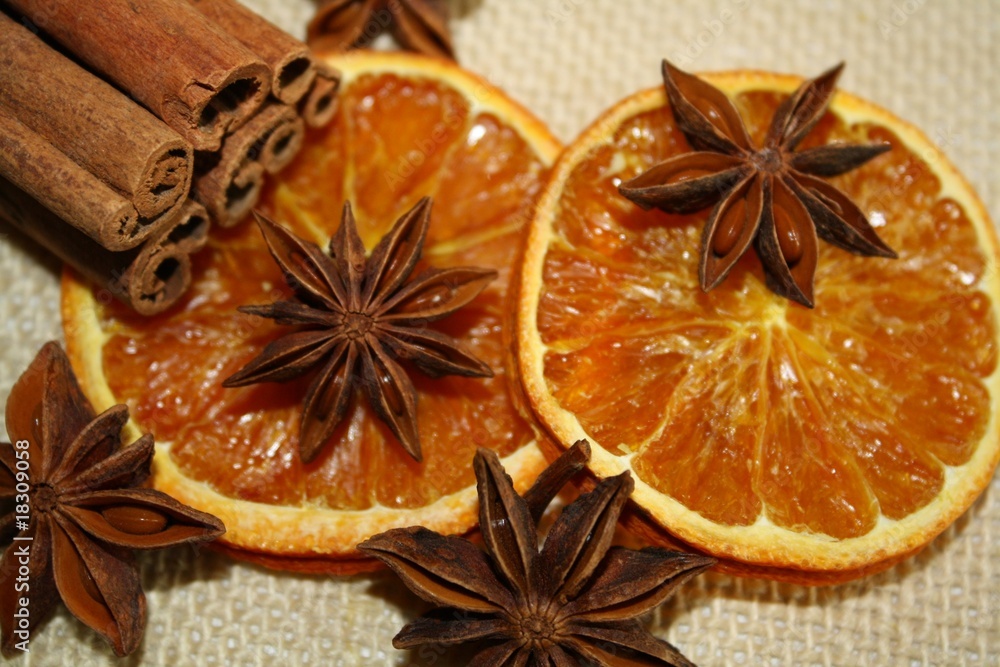 Orange, Zimt und Anis III Orange, Zimt und Anis III