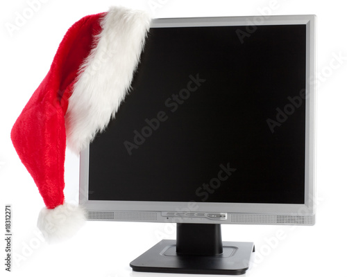 Christmas LCD monitor