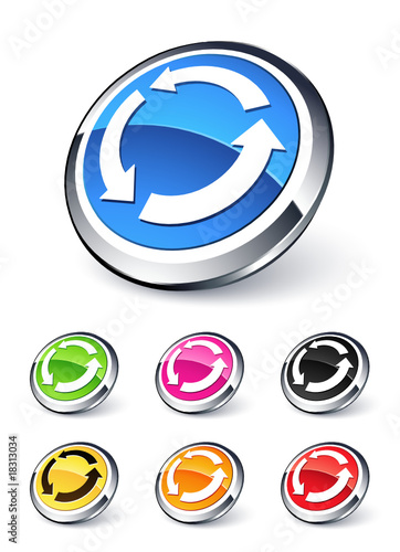 icône flèches recyclage