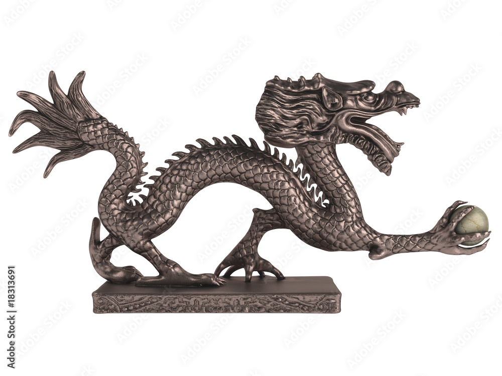 Fototapeta premium Dragon_statuette